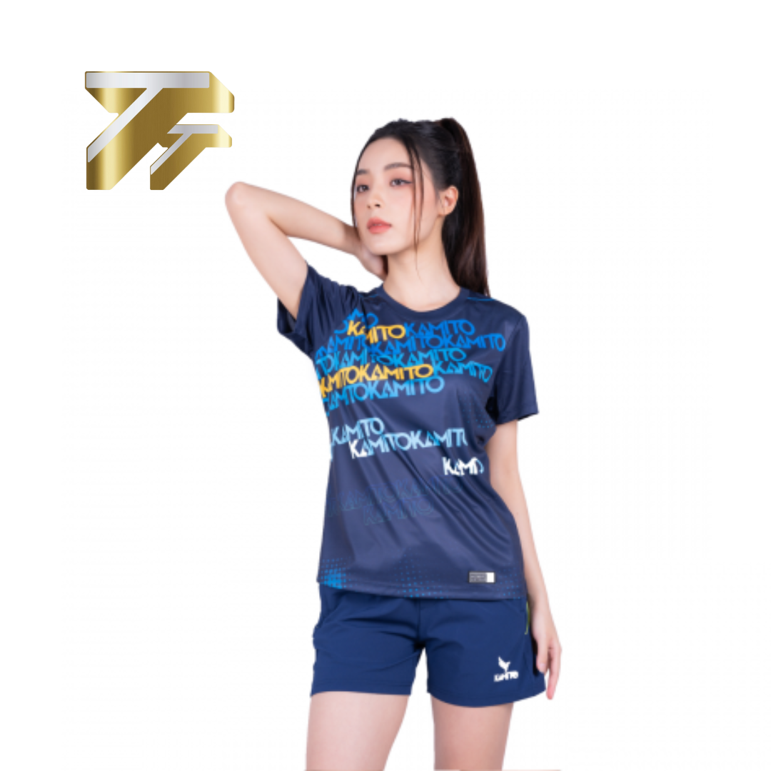 Áo T-shirt nữ Multi Kamito - xanh tím than