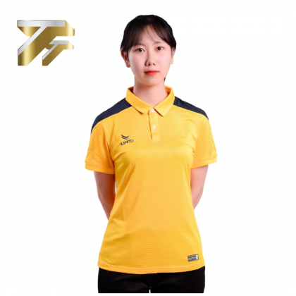 Áo Kamito polo phối vai (nữ) trắng