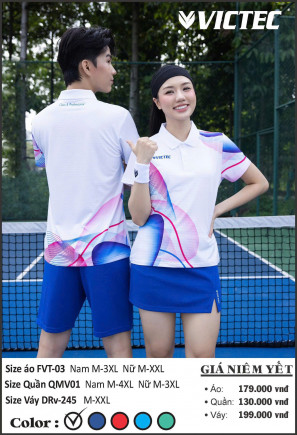 Áo Polo Victec FVT03 - Trắng - Nam