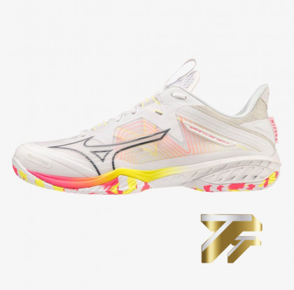 Giày Mizuno Wave Claw Neo 2 - trắng đen hồng