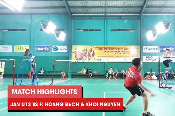 Highlights JWS 2021 (Tháng 1) | BS U13 Chung kết: Đỗ Nguyễn Hoàng Bách vs Ngô Lê Khôi Nguyên