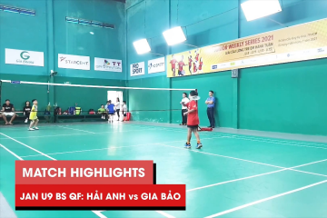 Highlights JWS 2021 (Tháng 1) | BS U9 Tứ kết: Lê Hải Anh vs Phạm Nguyễn Gia Bảo