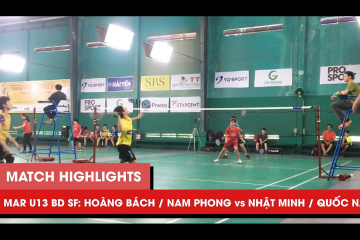 Highlights | JWS 2021 (Tháng 3) | BD U13 Bán kết: Hoàng Bách/Nam Phong vs Nhật Minh/Quốc Nam