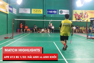 Highlights | JWS 2021 (Tháng 4) | BS U13 Vòng 1/32: Phạm Thạch Hải Anh vs Nguyễn Anh Khôi