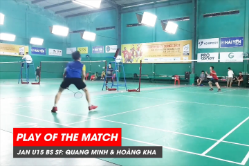 Play of the match | JWS 2021 (Tháng 1) | BS U15 Bán kết: Trần Quang Minh vs Trần Hoàng Kha (3)